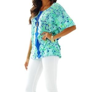 NWT Lilly Pulitzer Cooper Caftan Top